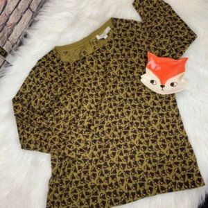 FINAL⬇️ Ann Taylor LOFT 3/4 sleeve floral KNIT top